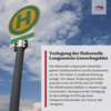Information &uuml;ber die Verlegung der Haltestelle Langenstein Gewerbegebiet
