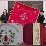 Eine „neue“ Fahne fürs Schachmuseum Ströbeck