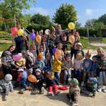 Außengelände der Kita Holzbergwichtel mit vielen Neuerungen