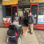 Barrierefreier Zugang in den Straßenbahnen der Kreisstadt Halberstadt