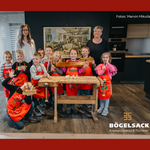 Kita 'Sonnenschein' besucht die Tischlerei 'Bögelsack'
