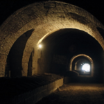 Das von den KZ-Häftlingen gebaute Stollensystem in den Thekenbergen bei Langenstein Das von den KZ-Häftlingen gebaute Stollensystem in den Thekenbergen bei Langenstein