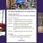 30 Jahre Gleimhaus