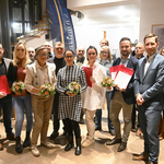 Preisträger, Jury und Organisatoren des Fassaden- und Stadtbildwettbewerbs bei der Preisverleihung im Gleimhaus Preisträger, Jury und Organisatoren des Fassaden- und Stadtbildwettbewerbs bei der Preisverleihung im Gleimhaus