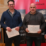 Übergabe der Auszeichnungen des Weihnachtsbaumwettbewerbs